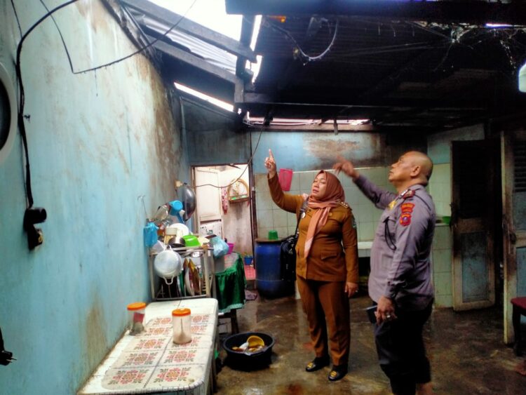 Diterjang Angin Puting Beliung, 10 Rumah Di Sinaksak Simalungun Alami Kerusakan