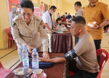 Polres Pematang Siantar Laksanakan Rikkes Berkala Tahun 2023