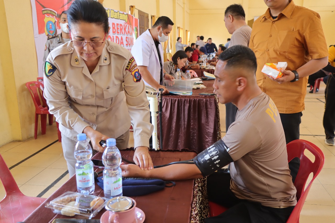 Polres Pematang Siantar Laksanakan Rikkes Berkala Tahun 2023 Polres Pematang Siantar Laksanakan Rikkes Berkala Tahun 2023