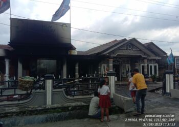 Rumah Aspirasi Caleg Demokrat di Siantar Martoba Terbakar