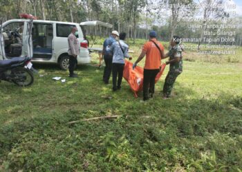 Polsek Serbalawan Evakuasi Temuan Mayat Wanita Tanpa Busana di Area PT Bridgestone