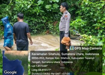 Sungai Panapas Sitahuis Lokasi Hanyutnya Korban