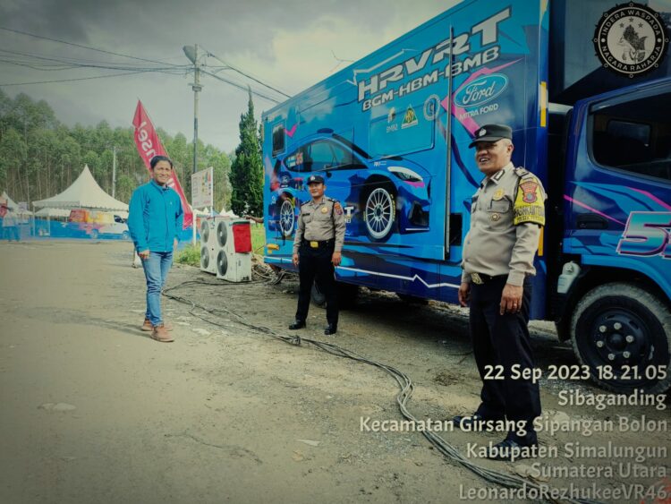 Polres Simalungun Siap Amankan Kejurnas Danau Toba Rally 2023 dan FIA APEC ASIA CUP 2023 