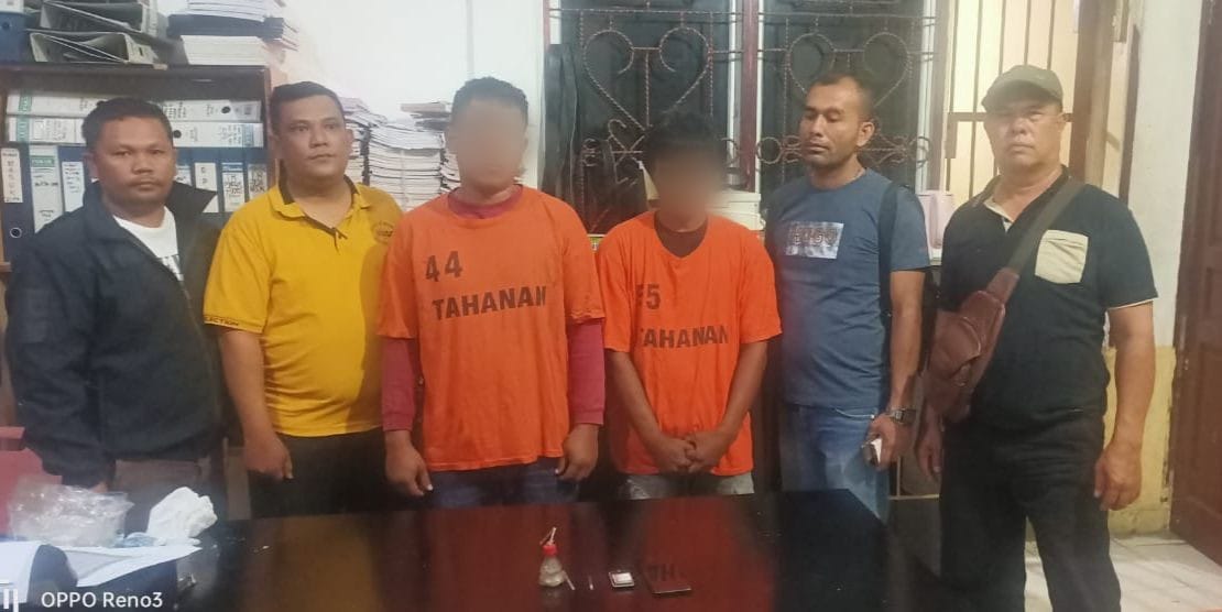 Dua Bandar Shabu Diamankan Polsek Serbalawan Resor Simalungun, Berantas Narkoba bersama Masyarakat Dua Tersangka yang DItangkap Polsek SerbAlawan