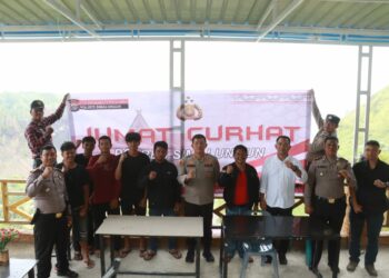 Tingkatkan Kepercayaan Publik, Polres Simalungun Menggelar Jumat Curhat di Haranggaol