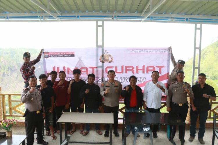 Tingkatkan Kepercayaan Publik, Polres Simalungun Menggelar Jumat Curhat di Haranggaol