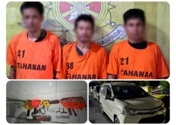 Tiga Pelaku Pencurian Pick Up L300 di Dolok Parmonangan Berhasil Diringkus Polres Simalungun