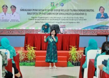 Pemkab Simalungun Gelar Sosialisasi Penguatan Fondasi Bisnis Melalui Transformasi Digital Bagi UP2K TP PKK