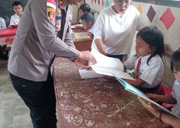 Polsek Tanah Jawa Gelar Kegiatan Polri Peduli Budaya Literasi