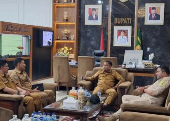 Jalin Silaturahmi, Bupati Pakpak Bharat dan Bupati Sergei Bahas Pertumbuhan Ekonomi Daerah