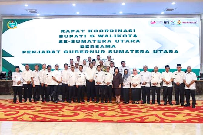 Wali Kota dr Susanti Hadiri Rakor Bupati/Wali Kota se-Sumatera Utara Bersama Penjabat (Pj) Gubernur Sumut
