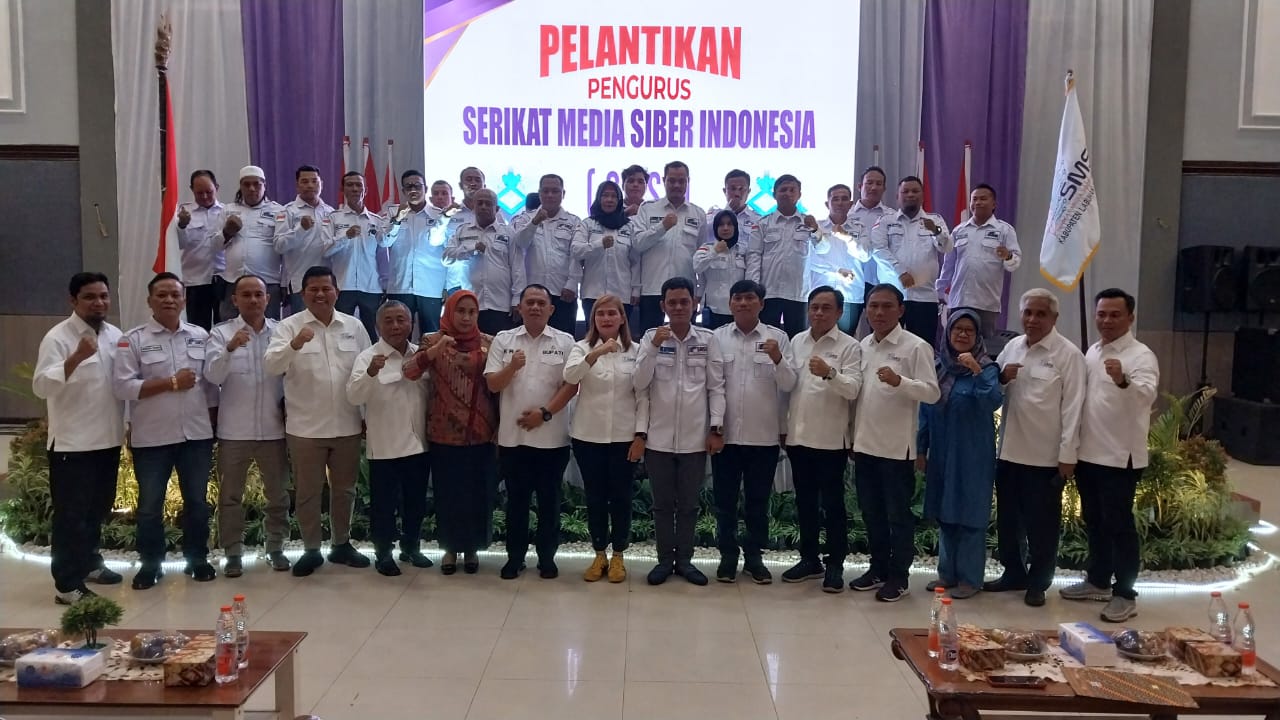 Pengurus SMSI Labuhanbatu Raya Dilantik, Siap Wujudkan Kolaborasi Dahsyat Menuju Media Siber