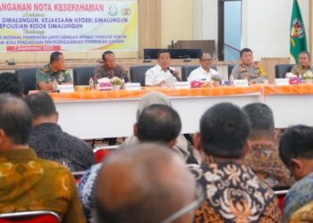 Bupati Simalungun Pimpinan Rakor APIP dan Kesuksesan Pilpanag Di 77 Nagori