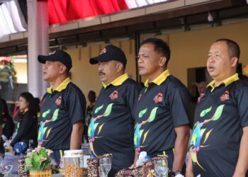 HUT Korps Brimob Polri Ke-78, Kapolres Siantar Hadiri Open Turnamen Bola Voli Marcopolo Cup