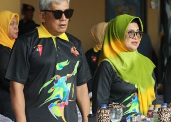 Wali Kota dr Susanti Hadiri Turnamen Bola Voli Marcopolo Cup Piala Dansat Brimob Polda Sumut 