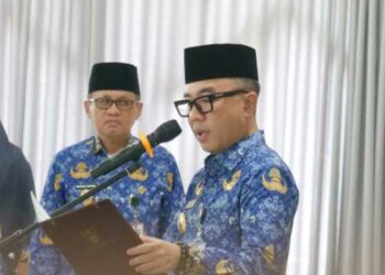 Bupati H Raden Adipati Hadiri Pengambilan Sumpah/Janji PNS Dilingkungan Pemerintah Kabupaten Way Kanan