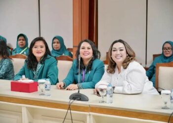 Ny Juniatry Franc Bernhard Tumanggor Hadiri Ramah Tamah Dengan Pj Ketua TP PKK Provinsi Sumut