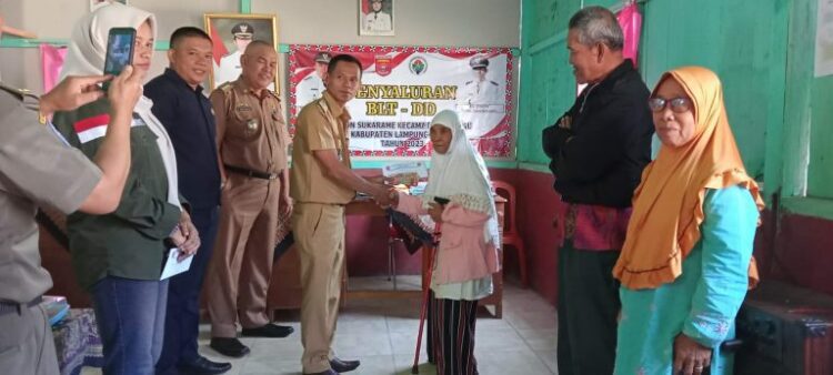 Pekon Sukarame Kembali Menyalurkan BLT -DD untuk 31 KPM