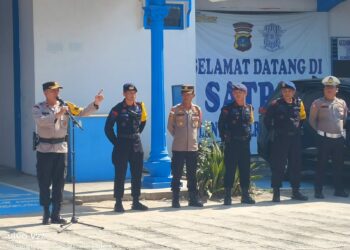 Pengamanan Pilpanag, Wakapolres Simalungun Sampaikan Apresiasi Dari Kapolres Atas Kinerja Personil BKO Poldasu