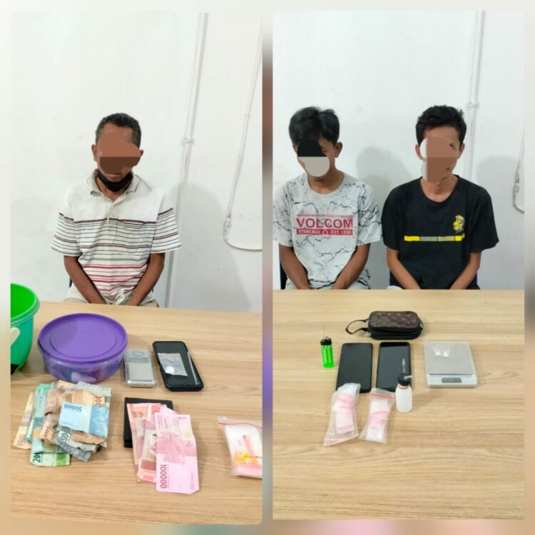 Pengedar dan Pembeli Sabu di Jalan Viyata Yudha Diringkus Sat Narkoba Polres Siantar