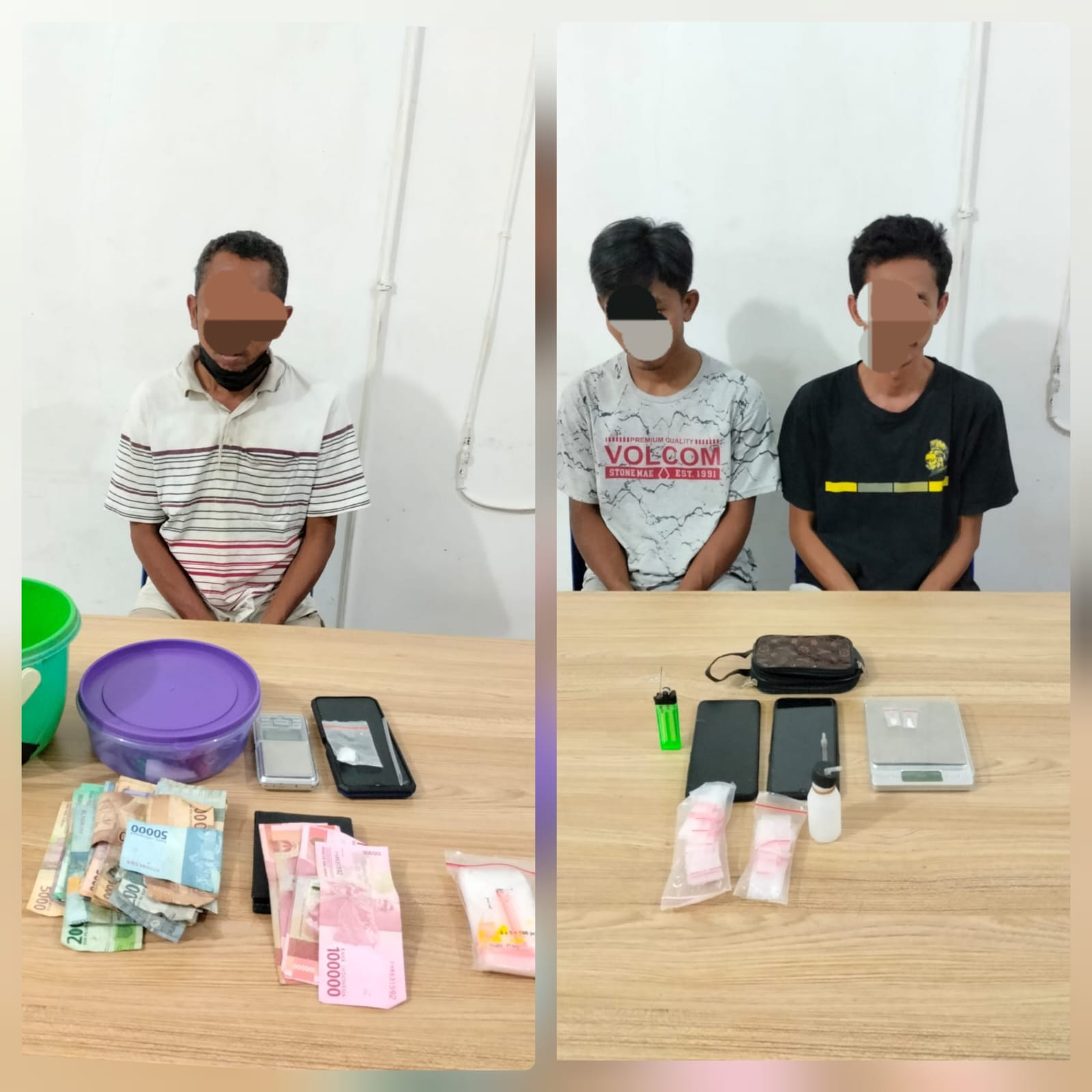 Pengedar dan Pembeli Sabu di Jalan Viyata Yudha Diringkus Sat Narkoba Polres Siantar
