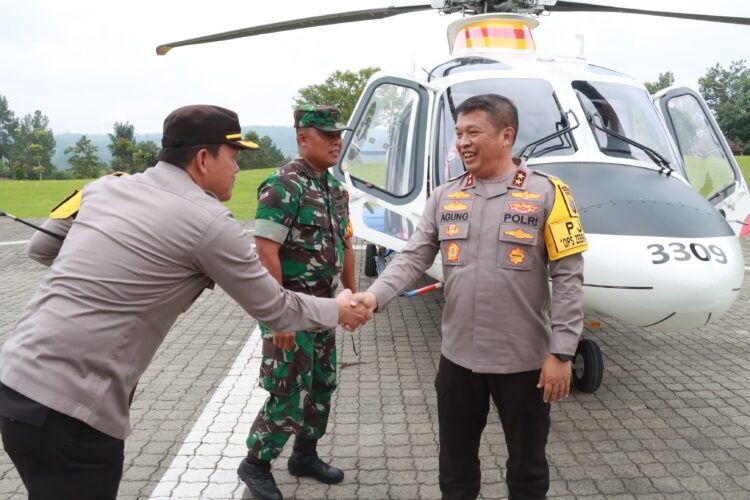 Kapolda Sumut Didampingi Kapolres Simalungun Lakukan Pengecekan Kesiapan Pengamanan Even Nasional Rally Danau Toba 2023