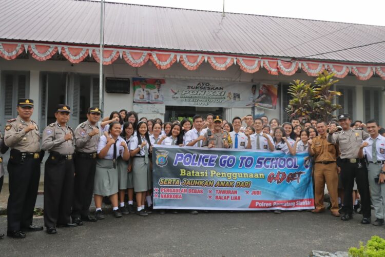 Police Go To School, Kapolres AKBP Yogen Ajak Siswa SMAN 4 Siantar Jauhi Narkoba dan Kenakalan Remaja
