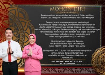 AKP Rachmat Aribowo Pamit dari  Simalungun dan Inginkan Doa Restu Bertugas di Polres Langkat 