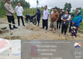 Polri Peduli Lingkungan, Kapolres Menyalurkan Bantuan Sumur Bor dan Pompa Air ke Masyarkat Simalungun