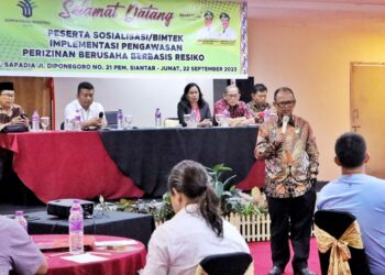 Bimtek Implementasi Pengawasan Berusaha Berbasis Resiko, Wabup Simalungun: "Jadilah Pengusaha Yang Tau Hak dan Kewajiban"