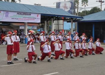 Polres Siantar Gelar Perlombaan Pocil dan PKS Antar Sekolah Memeriahkan HUT Lantas ke-68
