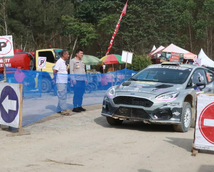 Polres Simalungun Mendapatkan Apresiasi Dari Pembalap Asia Pacific Rally Championship 2023
