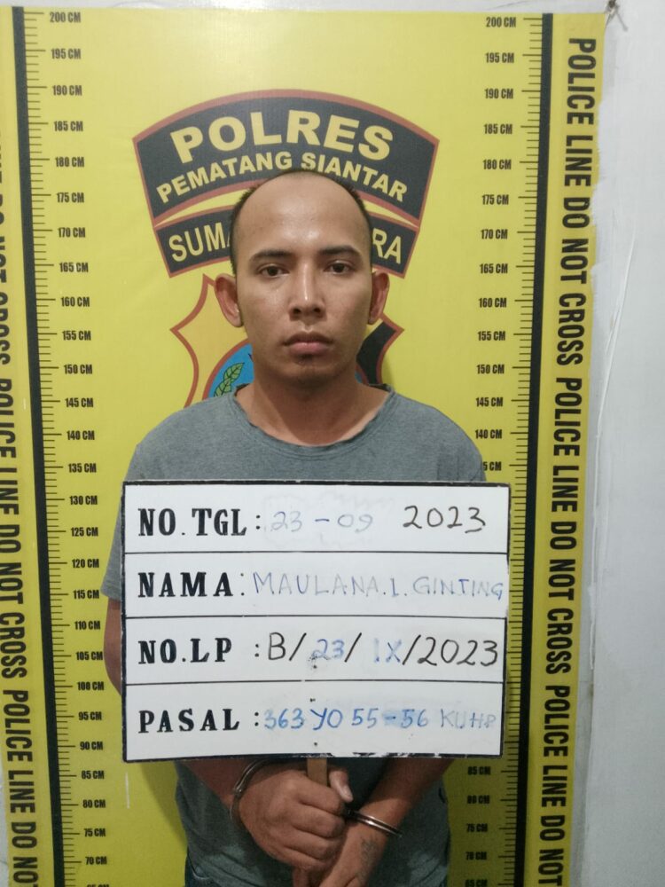 Sopir Angkot Pelaku Pencurian Asal Perumnas Batu VI Diringkus Polsek Siantar Selatan