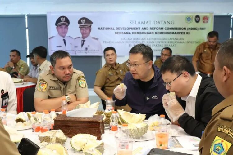 Bupati Pakpak Bharat Sambut Kunjungan Delegasi NDRC Tiongkok dan Rombongan Kemenkomarves RI