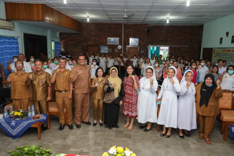 Wali Kota dr Susanti Hadiri Sosialisasi Hubungan Industrial dan UU Ketenagakerjaan di RS Harapan