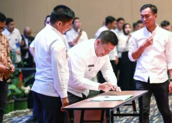 Bupati Simalungun Deklarasi Pemilu Damai dan Tandatangani Kesepakatan Pendanaan Bersama Pilkada Serentak