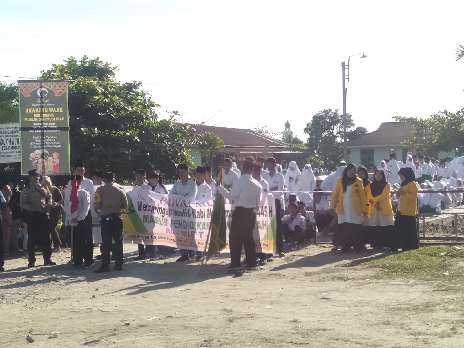 Sambut Maulid Nabi Muhammad SAW, PD Al Washliyah Kota Siantar Gelar Pawai
