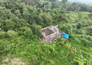 Pengerjaan PSAB Sapo Pulo di Kabupaten Pakpak Bharat