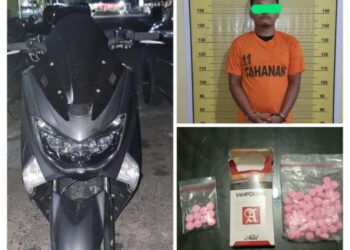 Tersangka dan Barang Bukti yang Disita Polisi