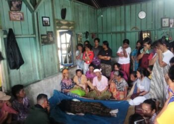Jasad Korban Hanyut saat Disemayamkan di Rumah Duka (int)