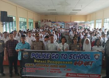 Sat Binmas Plres Siantar Gelar Police Go To School di YP Teladan
