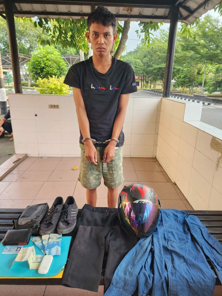 Pelaku perampokan nasabah dengan modus pecah kaca (int)