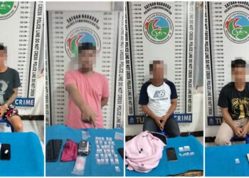 4 Pengedar Narkoba Berhasil Diringkus Sat Narkoba Polres Pematang Siantar