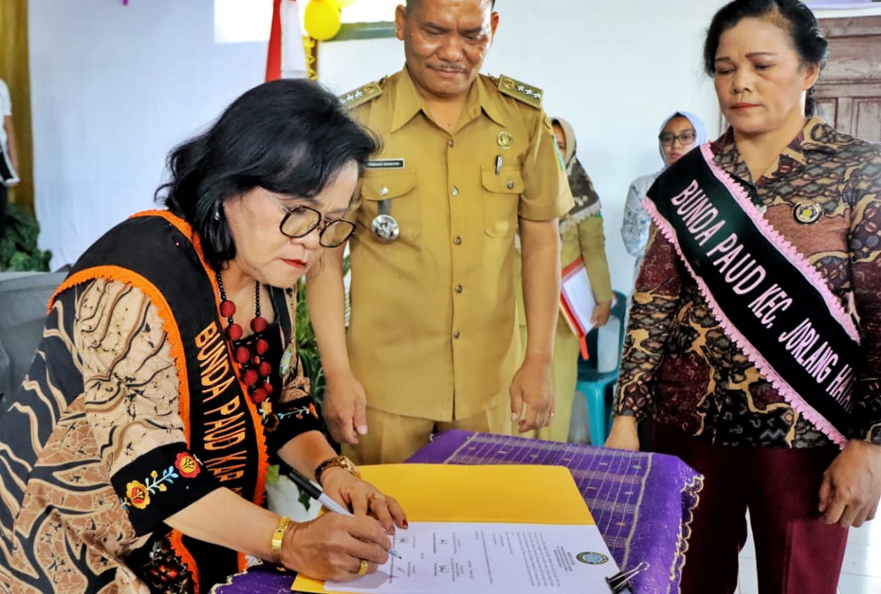 Bunda PAUD Simalungun Kukuhkan Bunda PAUD se-Kecamatan Jorlang Hataran