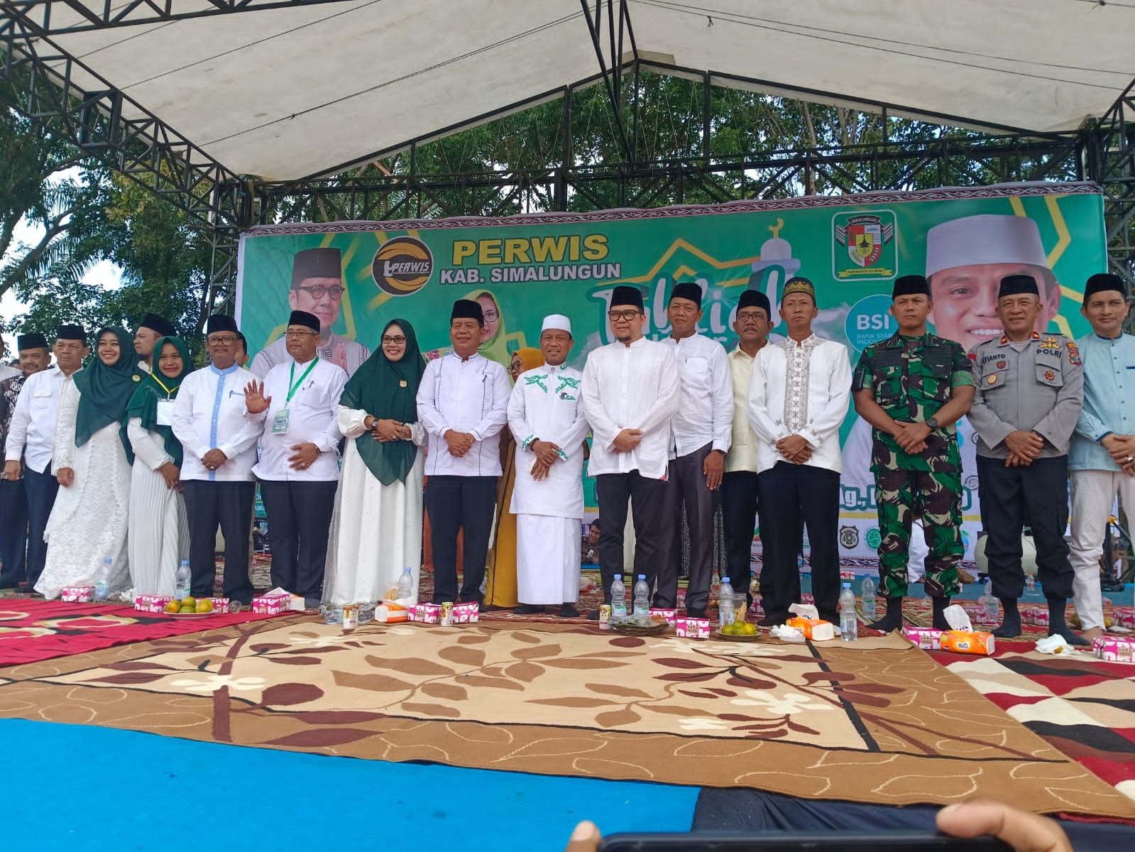 Polres Simalungun Gelar Pengamanan Tabligh Akbar Ustadz Das'Ad Latif di Balimbingan