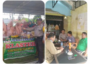 Bhabinkamtibmas Polsek Dolok Pardamean  Ajak Warga Agar Berperan Aktif Dalam Memberantas Peredaran