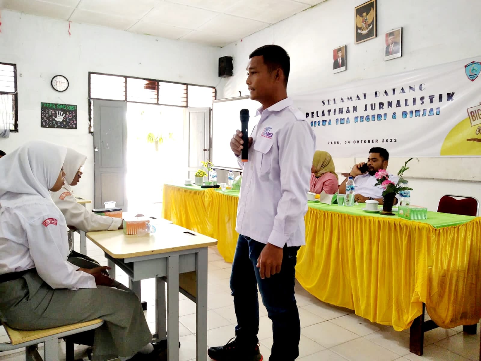 SMSI Bekali SMAN 6 Binjai Dengan Pelatihan Jurnalistik 
