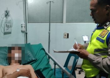 Tabrak Pantat Toyota Rush, Glory Girsang Terkapar Dengan Kondisi Luka -Luka