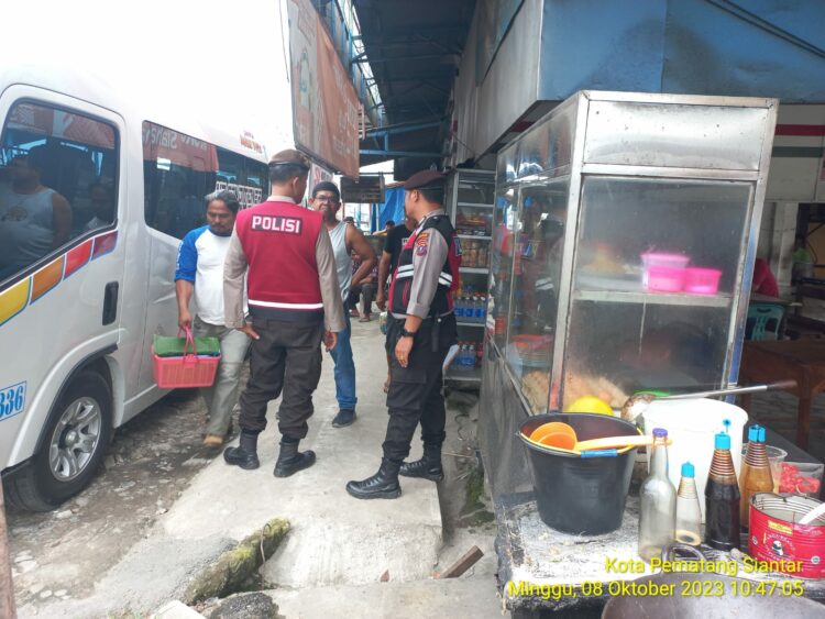 Samapta Polres Pematang Siantar Gelar Patroli Presisi Menciptakan Area Publik Yang Aman Dan Nyaman