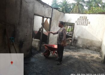 Dilahap Sijago Merah, Rumah Permanen di Huta Bah Joga Simalungun Ludes Terbakar